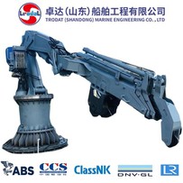 Gru per verricello idraulico con verricello idraulico